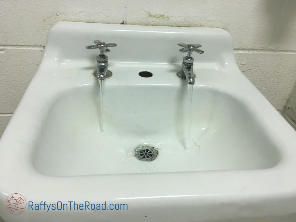 Bathhouse faucets Oak Mountain State Park