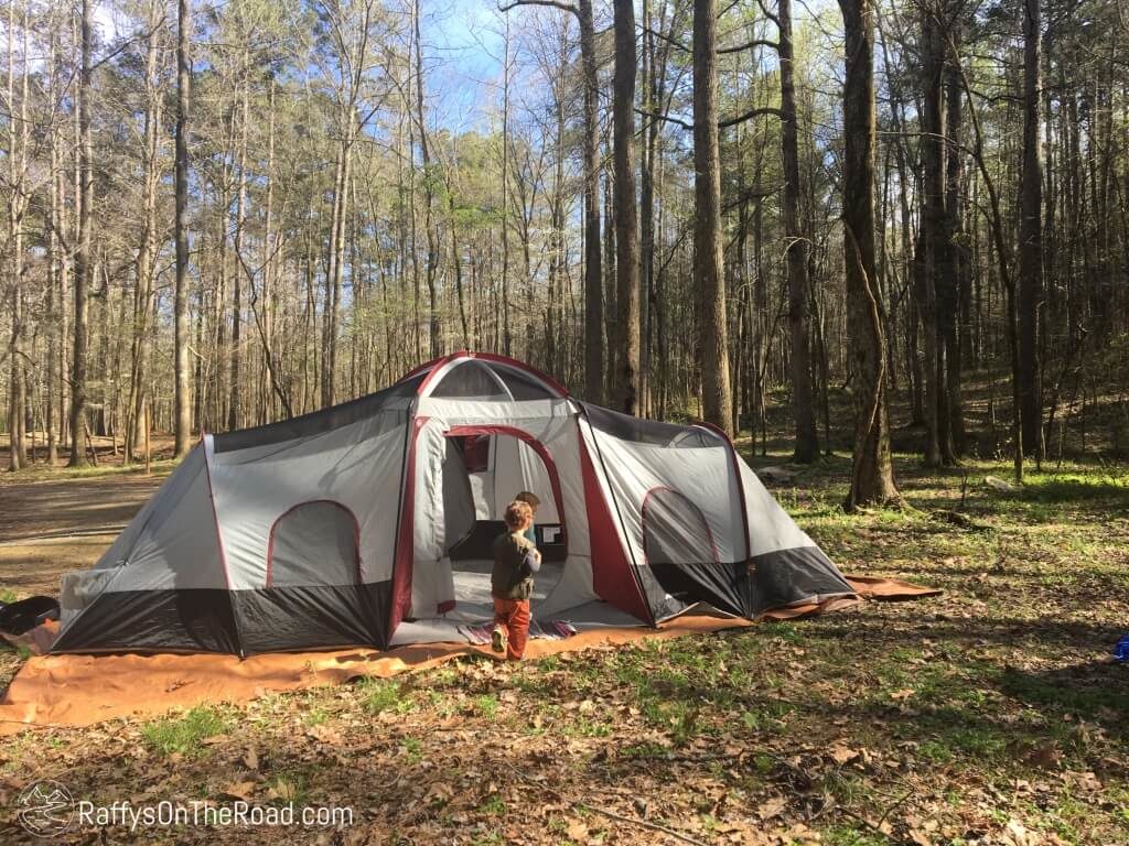 Rickwood Caverns Camping Tent