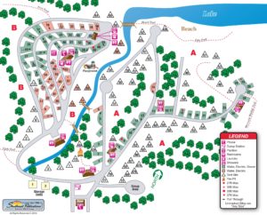 Oak Mountain State Park Campground Map