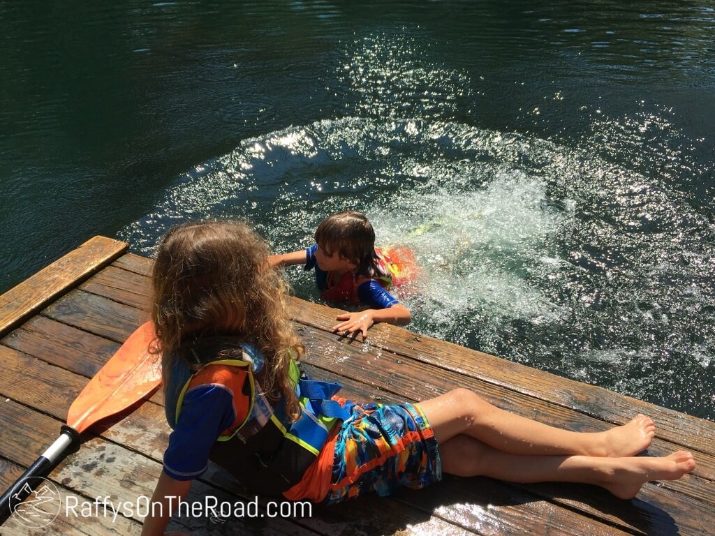 Dock at Big Blue Springs, Wacissa River