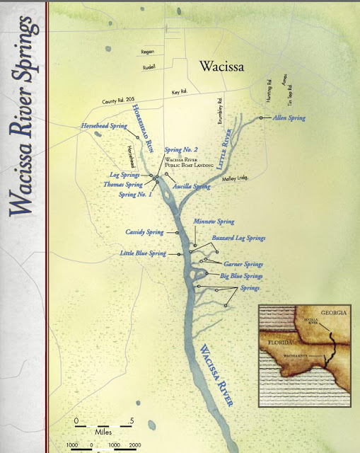 Map of Wacissa River