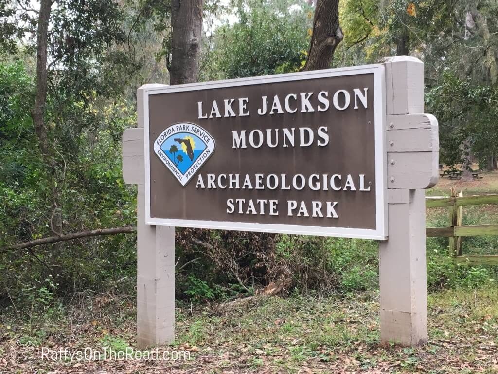 Lake Jackson Mounds Sign
